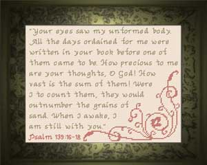 Precious Thoughts - Psalm 139:16-18